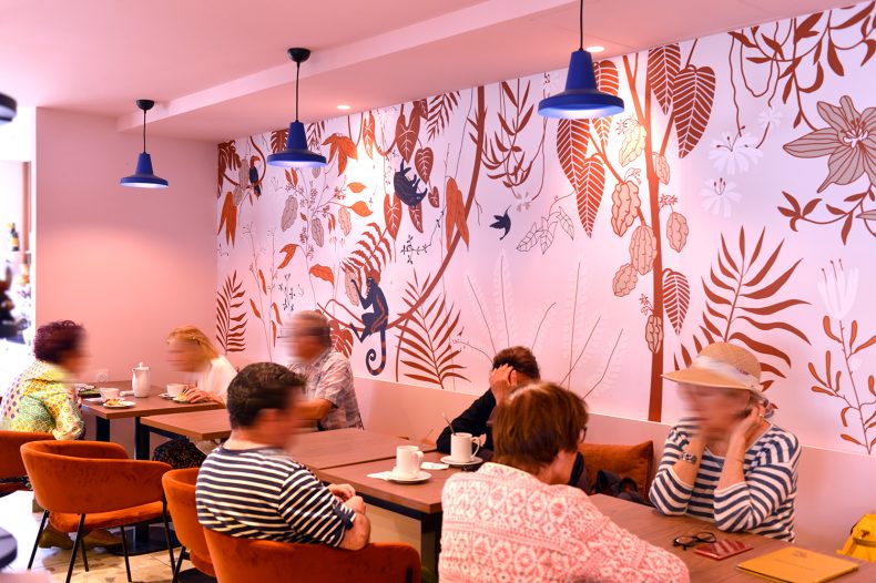 Architecture intérieur & design d'espace de la chocolaterie Ondes de Choc